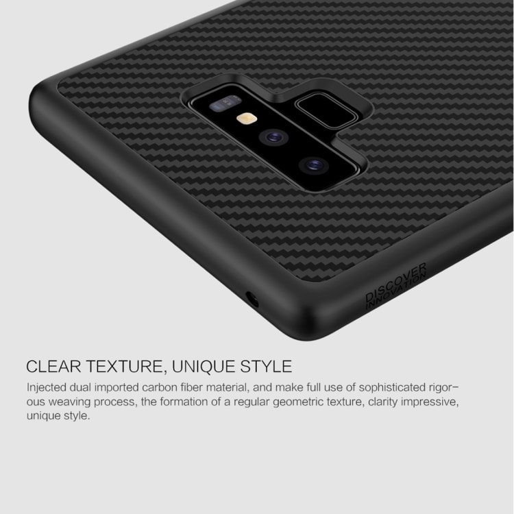 NILLKIN Carbon Takakuori Samsung Galaxy Note 9 Musta