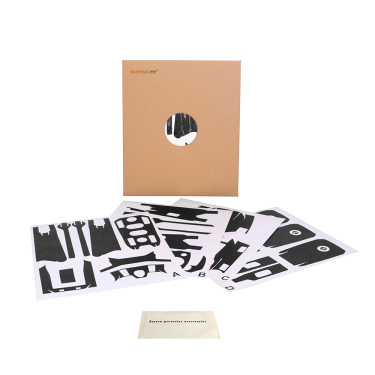 Sunnylife Carbon Sticker Kit  DJI Mavic 2 Pro / Zoom Musta