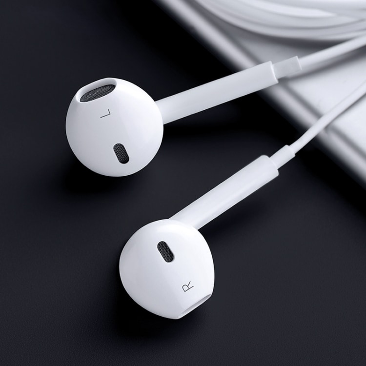 JOYROOM JR-EP2 Langallinen Bluetooth Headset iPhone Valkoinen