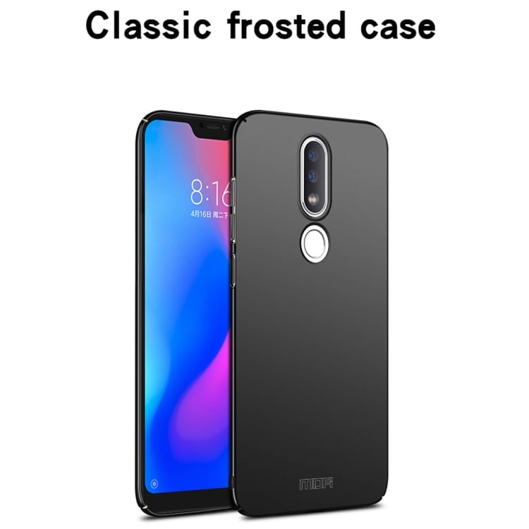 MOFI Frosted Ultra ohut Takakuori Nokia 5.1 Plus(X5) Musta