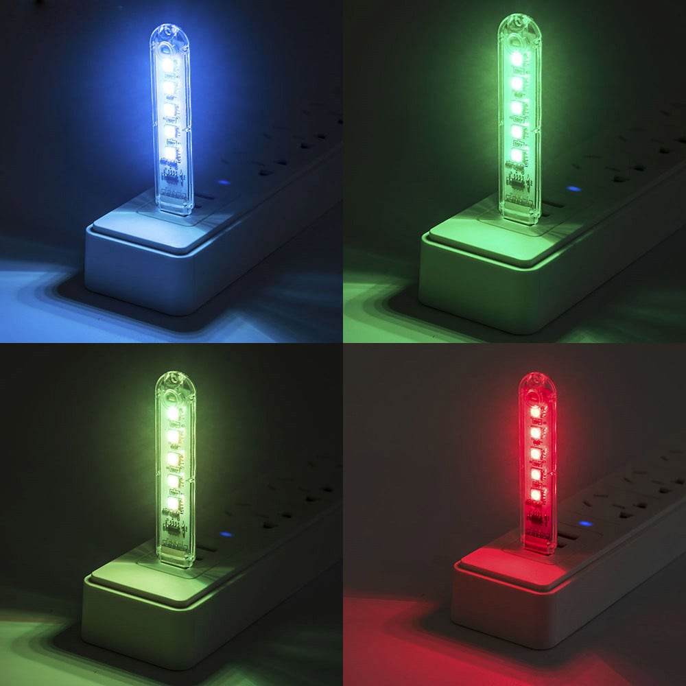USB RGB LED-lamppu