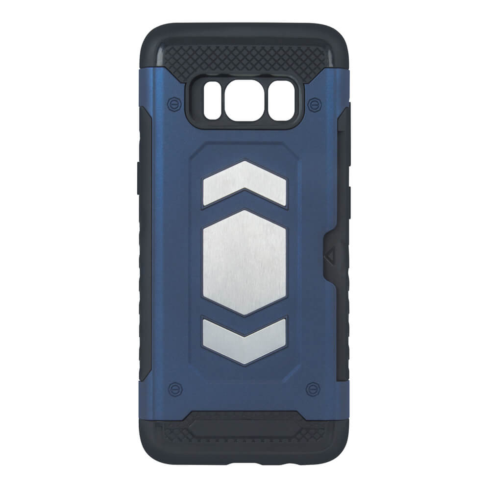 Defender Magnetic Case iPhone XR Tummansininen