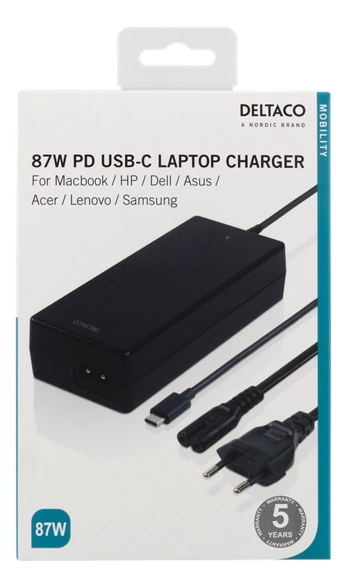Laptop laturi - 87 W USB-C