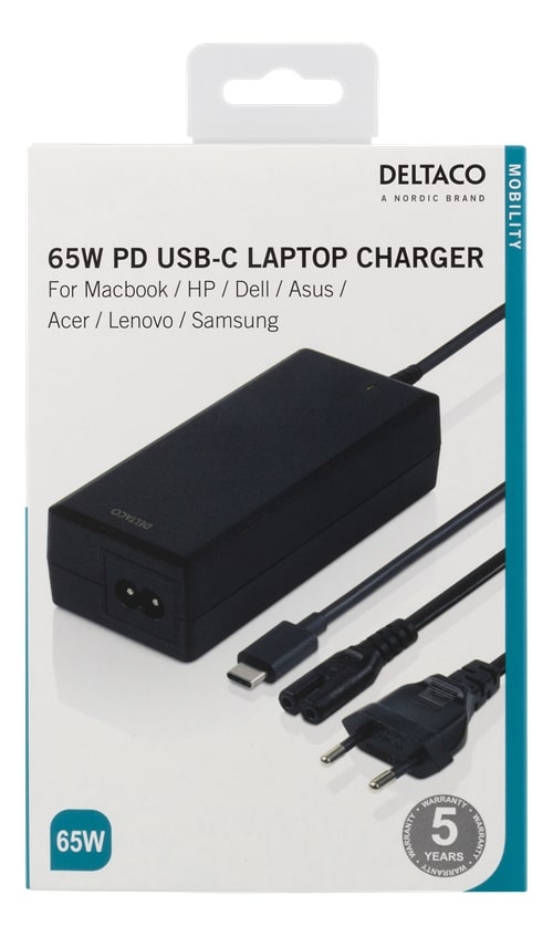 Laptop laturi - 65 W USB-C
