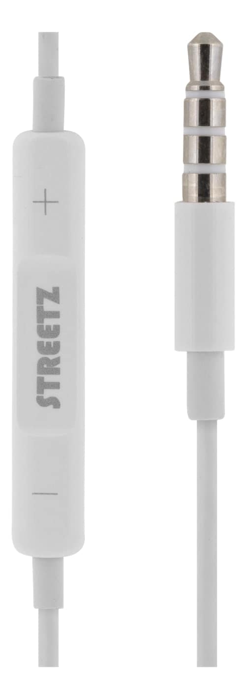 STREETZ stereo earbuds - 3,5 mm liitin