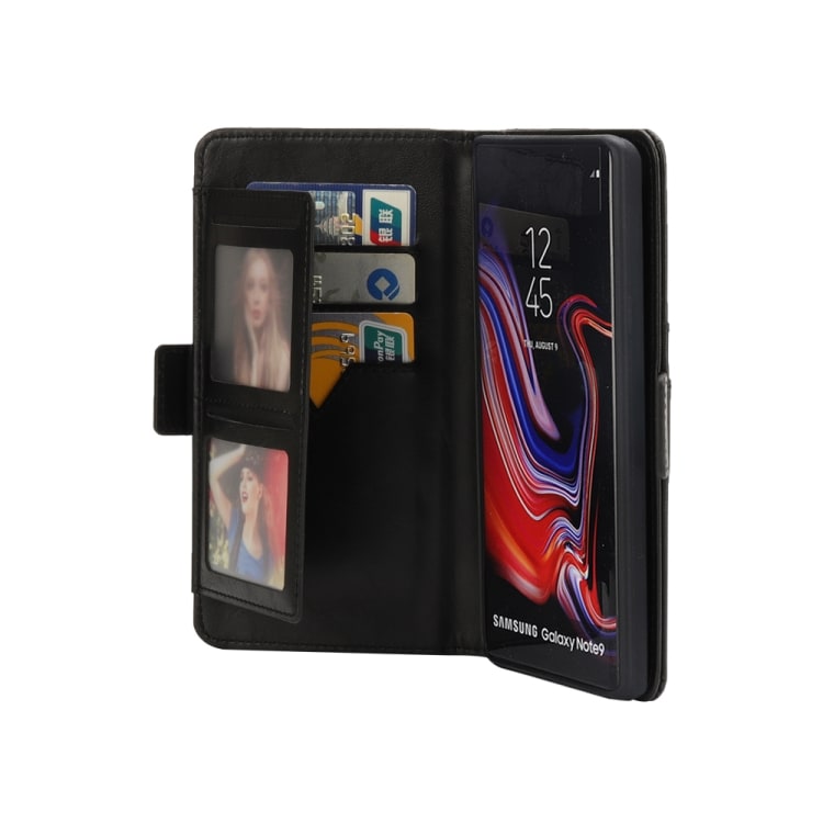 Lompakkokotelo 2in1 Samsung Galaxy Note 9 Musta
