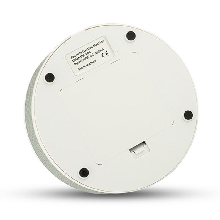 Sleep Easy White Noise Machine, jossa on 9 rentouttavaa äänitilaa