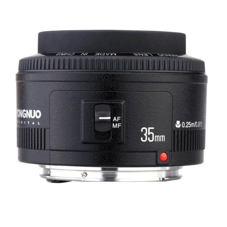 YONGNUO YN35MM F2C 1:2 AF/MF Laajakulma Objektiivi Canon EOS EF