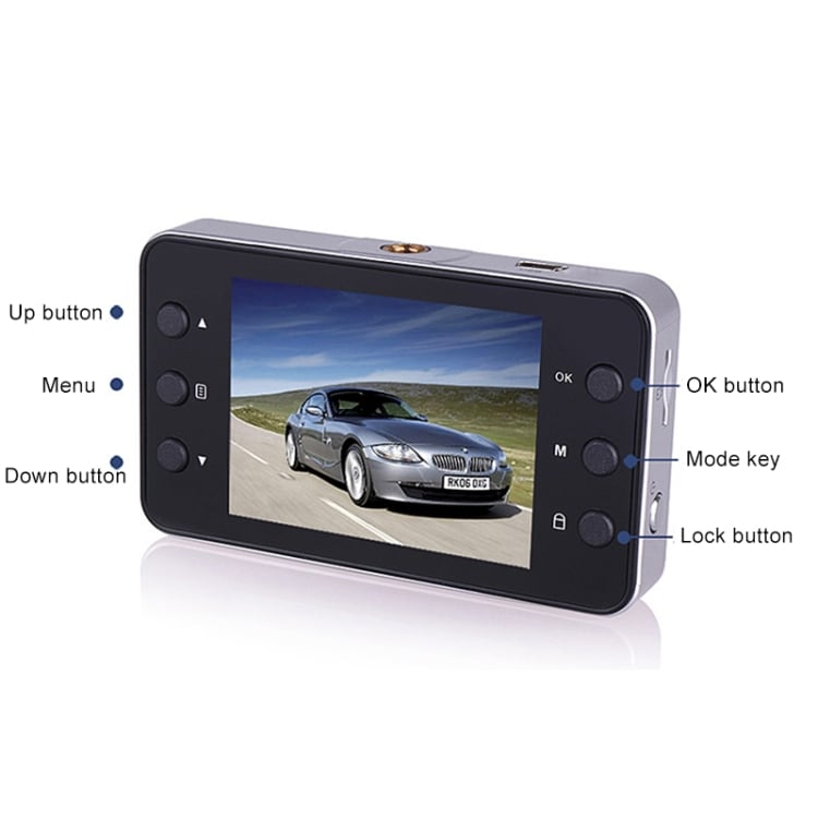 K6000 Autokamera 2.3 "Full HD 1080P -näyttö