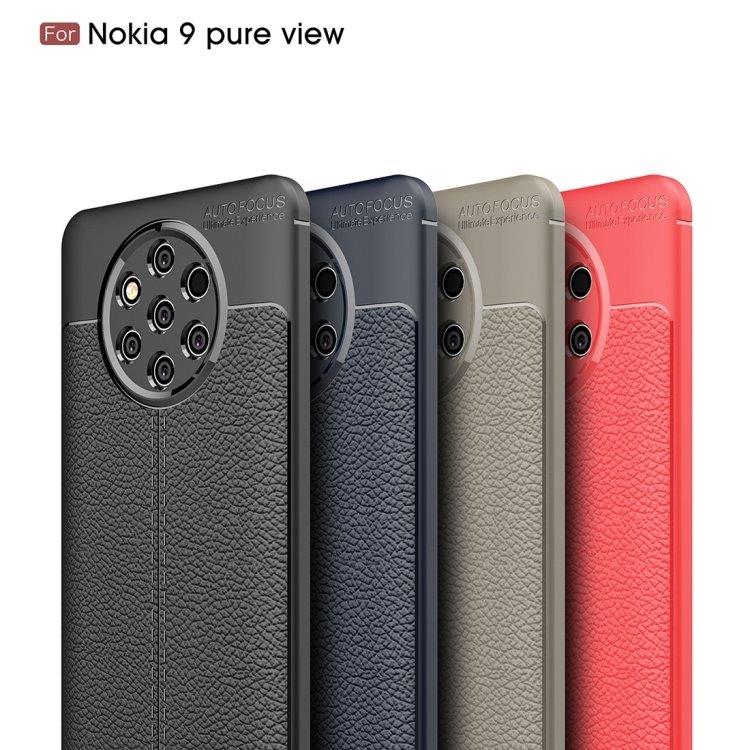 Matkapuhelimen kuori nahka viimeistelyä Nokia 9 Pure View