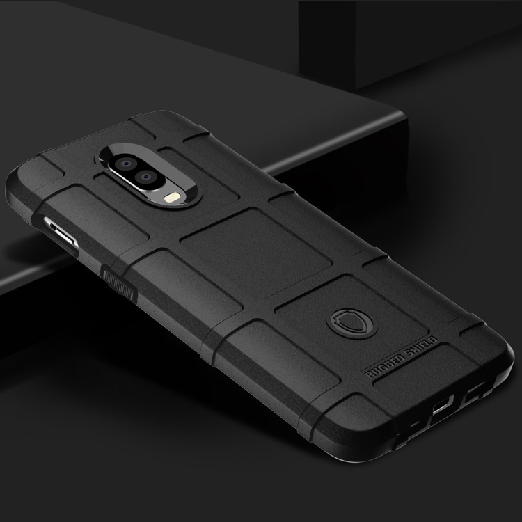 Shockproof Silikonikotelo OnePlus 6T Musta