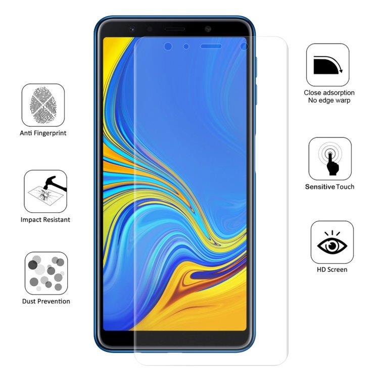Full Näytönsuoja Hydrogel Film Samsung Galaxy A7 2018