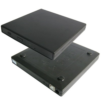 Ulkoinen CD-lukija USB Slim- Musta