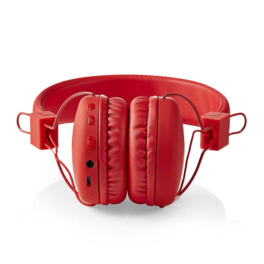 Nedis Bluetooth kuulokkeet - On-ear, Punainen