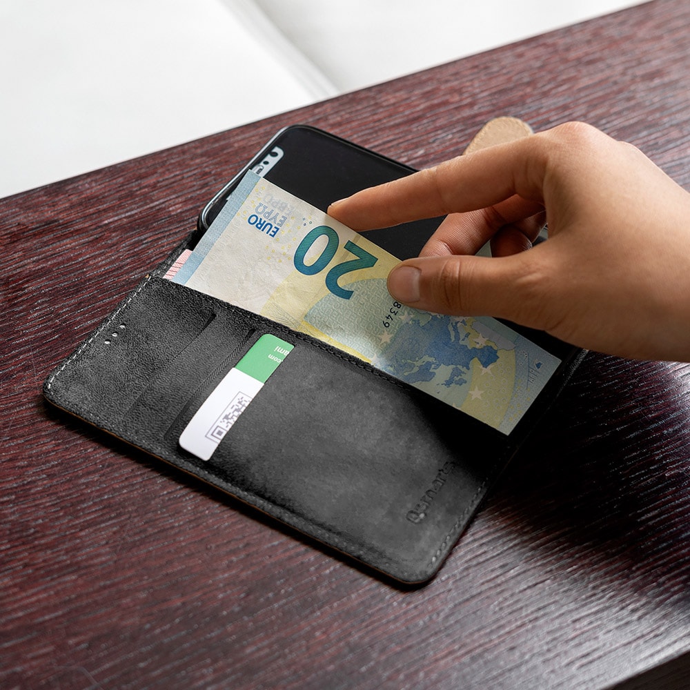 URBAN lompakkokotelo Samsung Galaxy S10+  MUSTA