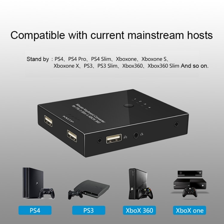 Näppäimistö & hiiri Muunnin PS 3 / Slim 4 / XBOX 360 adapteri