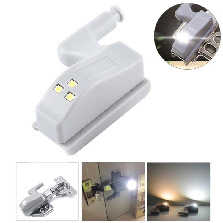 LED-anturi kaapin valaisin / vaatekaapin lamppu - Valkoinen
