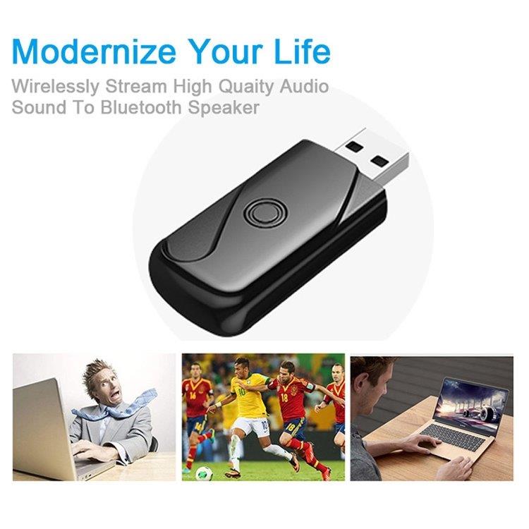 USB Bluetooth V4.2 Audio Vastaanotin Sovitin Windows XP/Vista/7/8/10, Mac OS