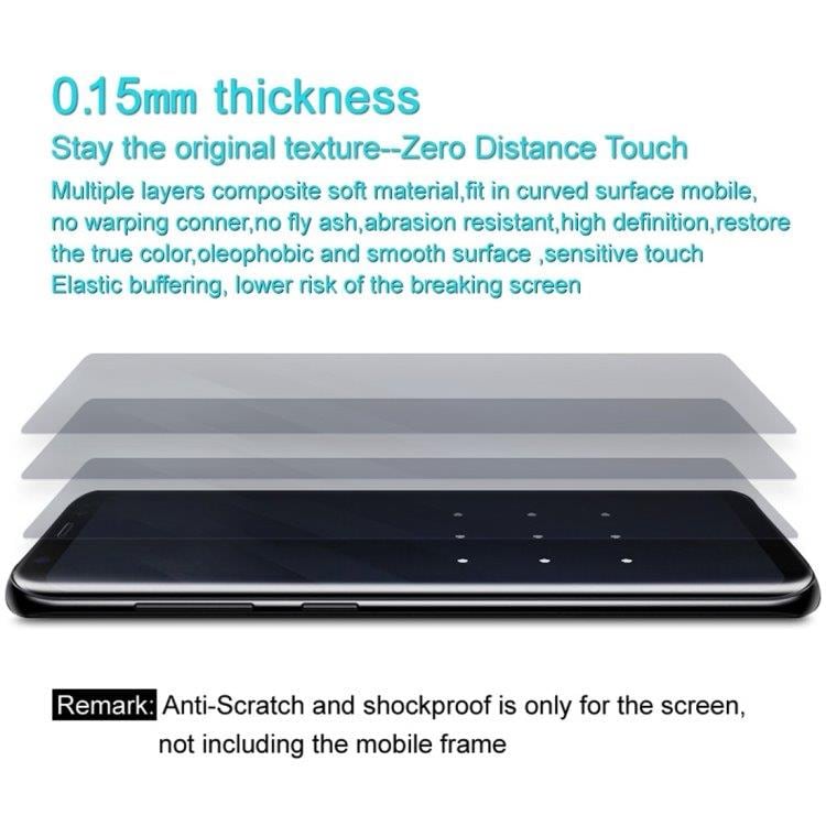 2-pakkaus 0.15mm Full näytönsuoja Etuosa iPhone XS Max