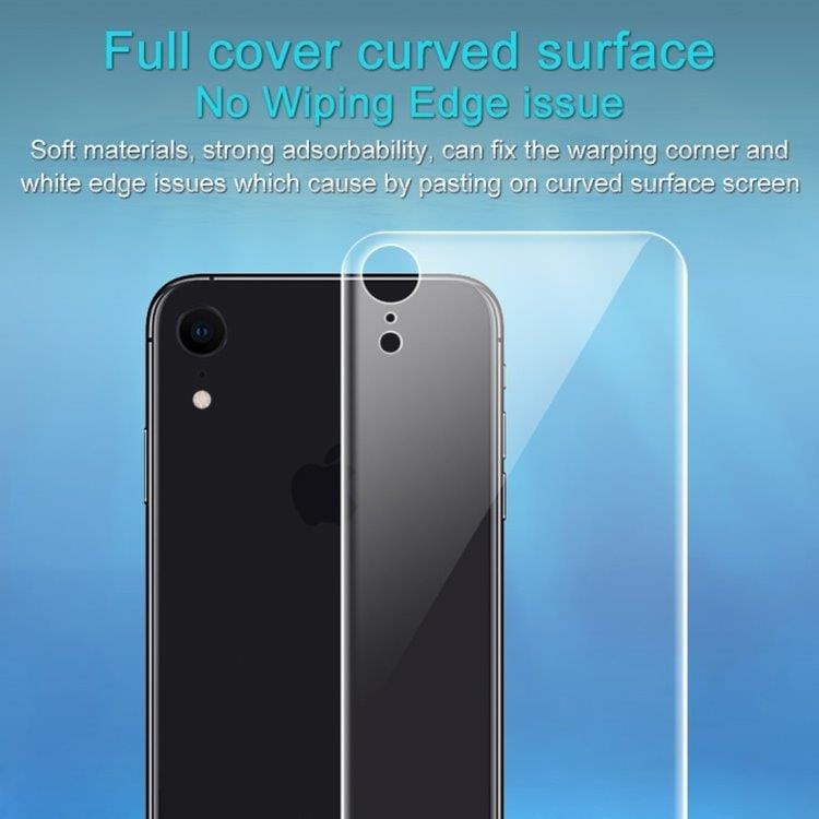 2-pakkaus 0.15mm Full näytönsuoja Takaosa iPhone XR