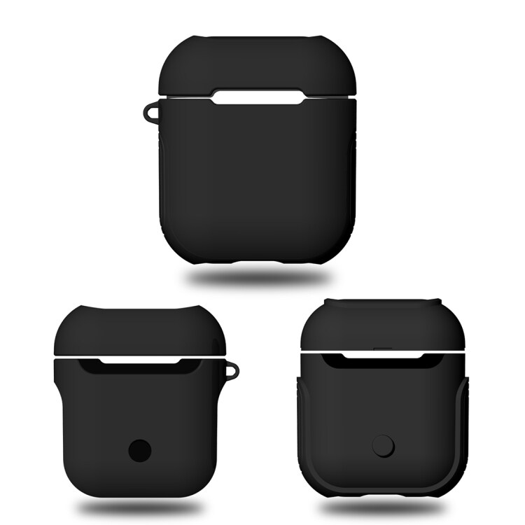 Silikonikotelo/suoja Apple Airpods - Musta