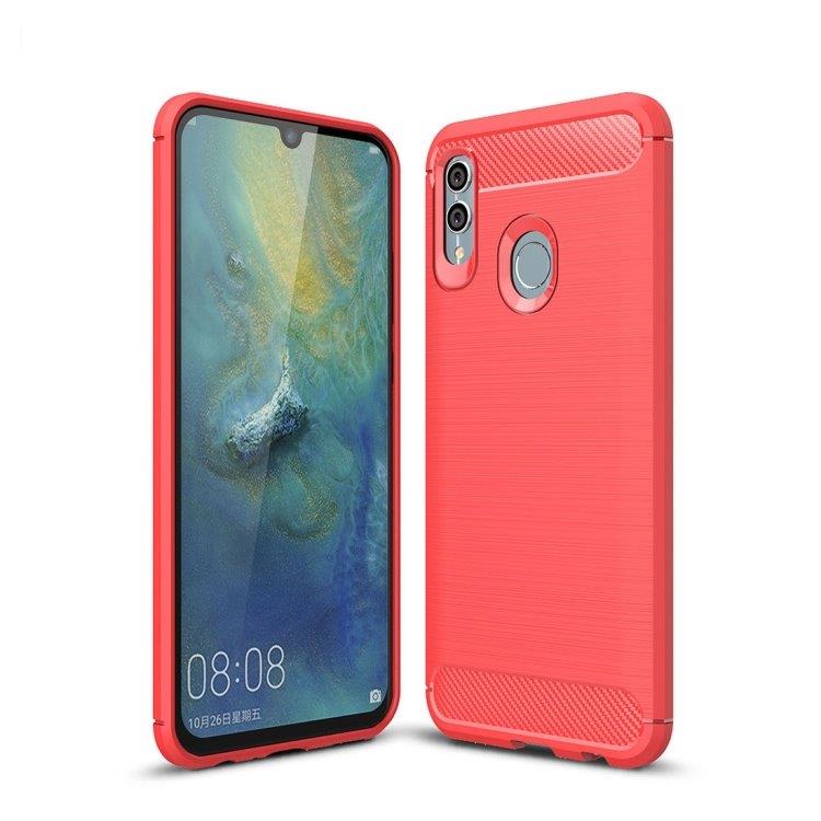 Oranssi/Punainen Kuori TPU-muovia Huawei Honor 10 Lite / P Smart 2019