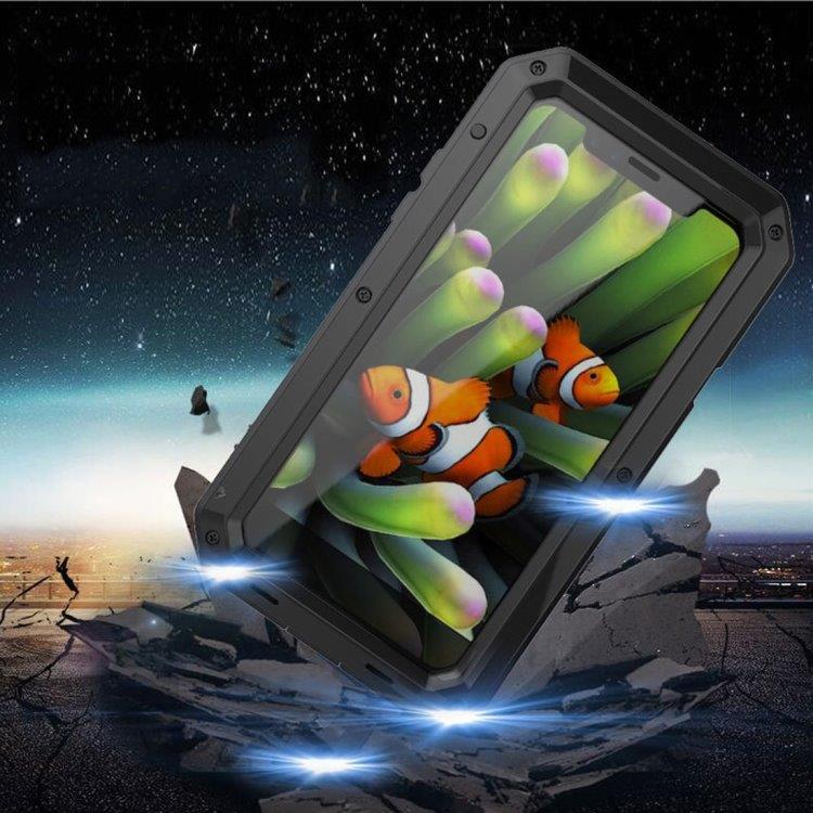 Metalli Shockproof vettähylkivä Kotelo Kuori  iPhone X