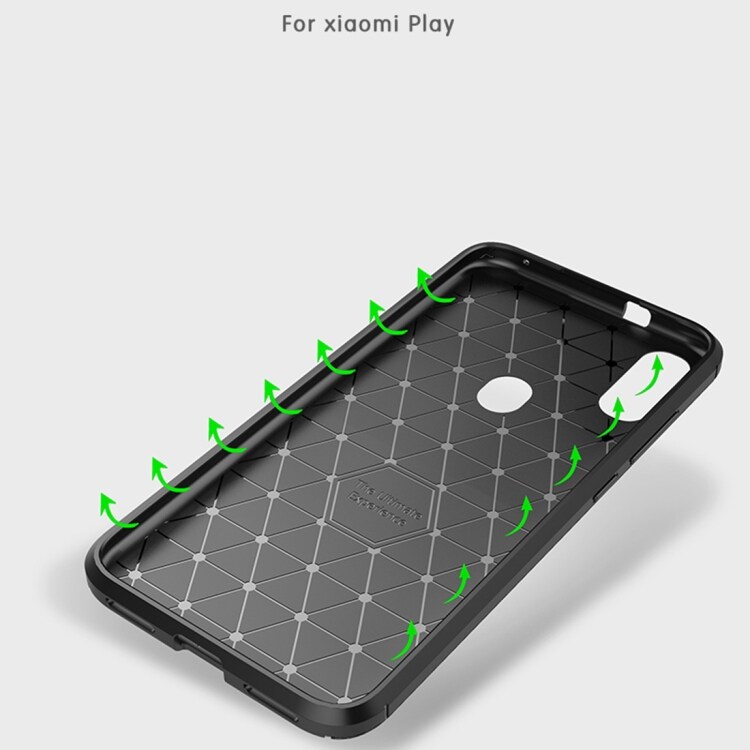 Kuori Schockproof Carbon fiber Xiaomi Play