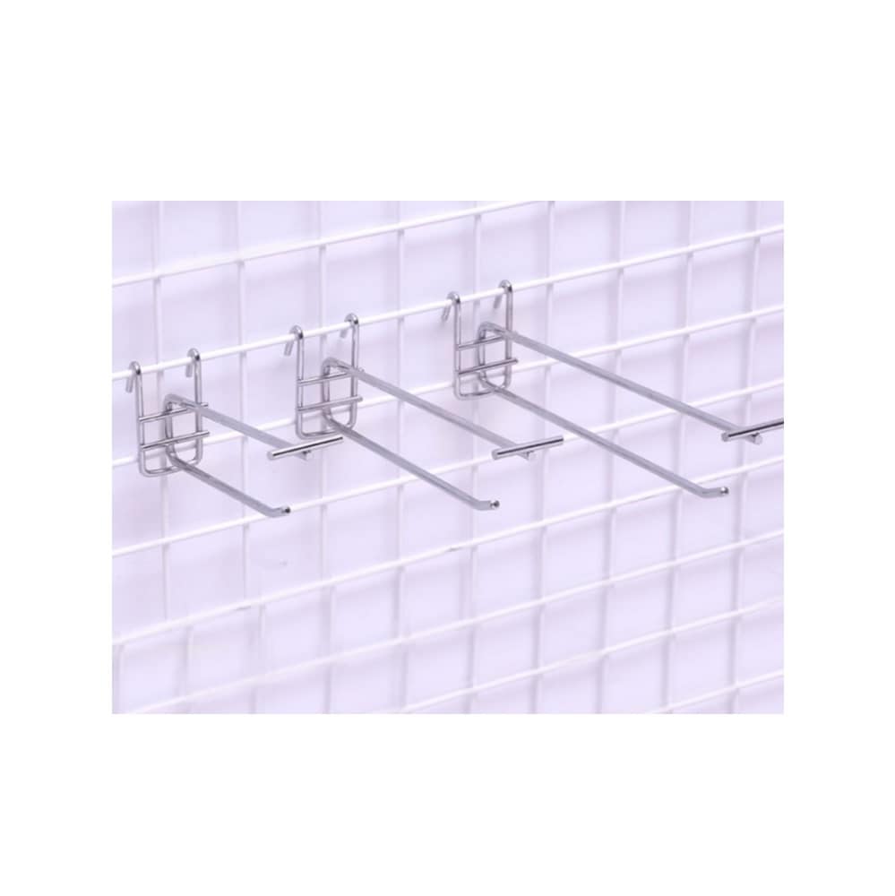 Tuotekoukku / Tuotepiikit, joissa kiinnike verkolle / urapaneeli - 30 cm (10 pakkaus)