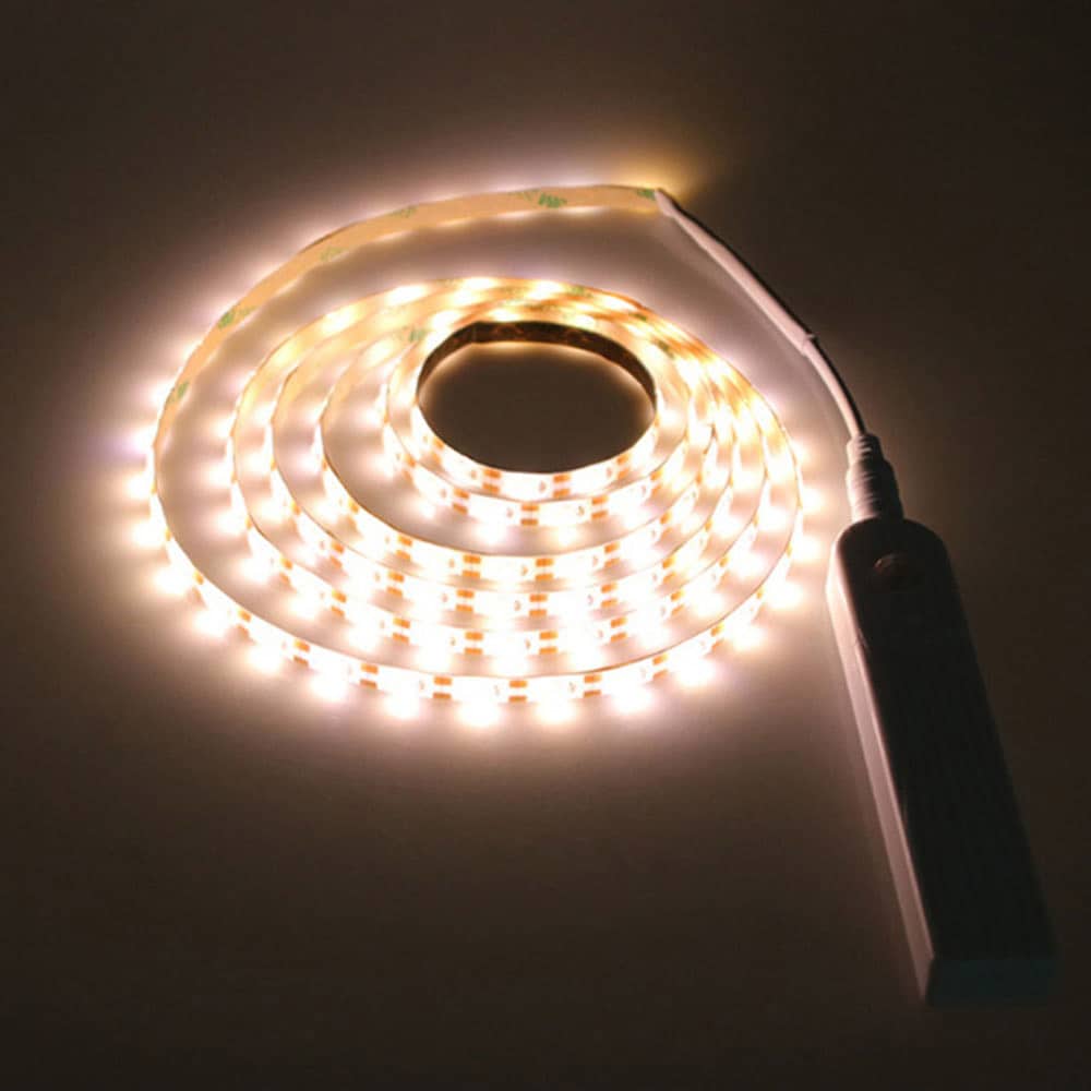 LED-nauha liiketunnistimella - Lämmin valkoinen 1M