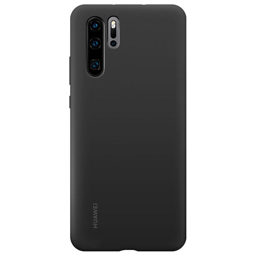 Huawei Silicone Case for P30 Pro Musta