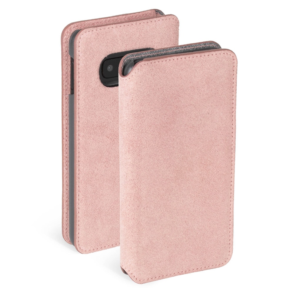 Krusell Broby 4 Card Book Case Samsung Galaxy S10e Pinkki