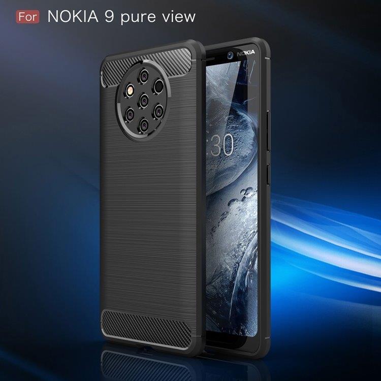 Matkapuhelimen kuori Carbon Fiber Nokia 9 Pure View