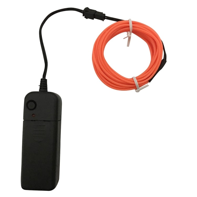 Paristokäyttöinen Led Glowstrip Neon-nauha 3 Metriä - Keltainen