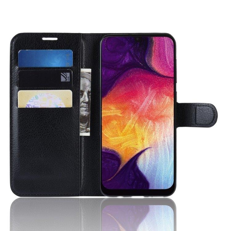 Flip kotelo Telineellä & Korttipaikoilla Samsung Galaxy A50
