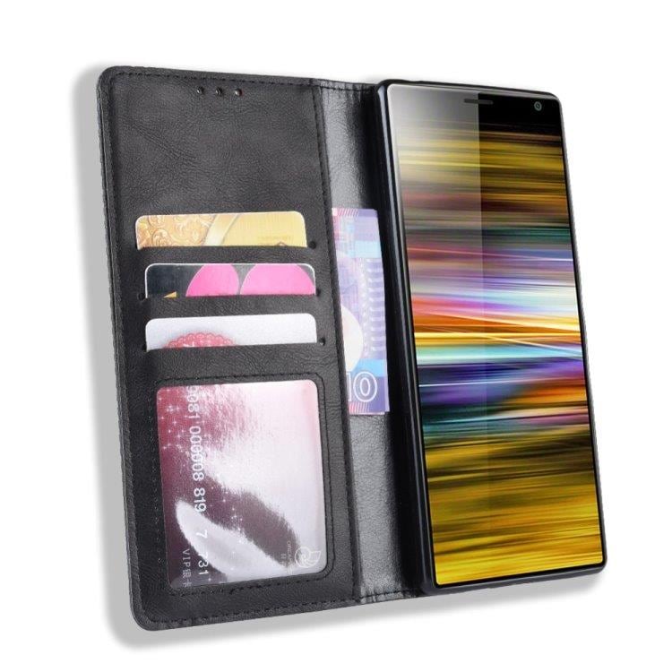 Lompakkokotelo Sony Xperia 10 magneettikuorella