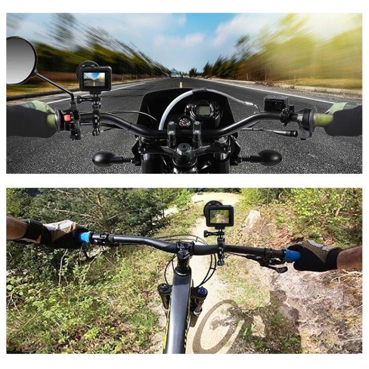 Polkupyörän kiinnike alumiinia 360astetta GoPro HERO7 /6 /5 Session /5 /4