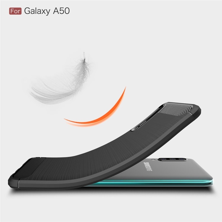 Matkapuhelimen kuori Carbon Fiber Samsung Galaxy A50