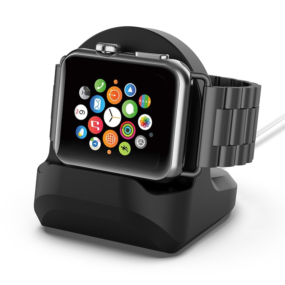 Latausteline Apple Watch- Musta