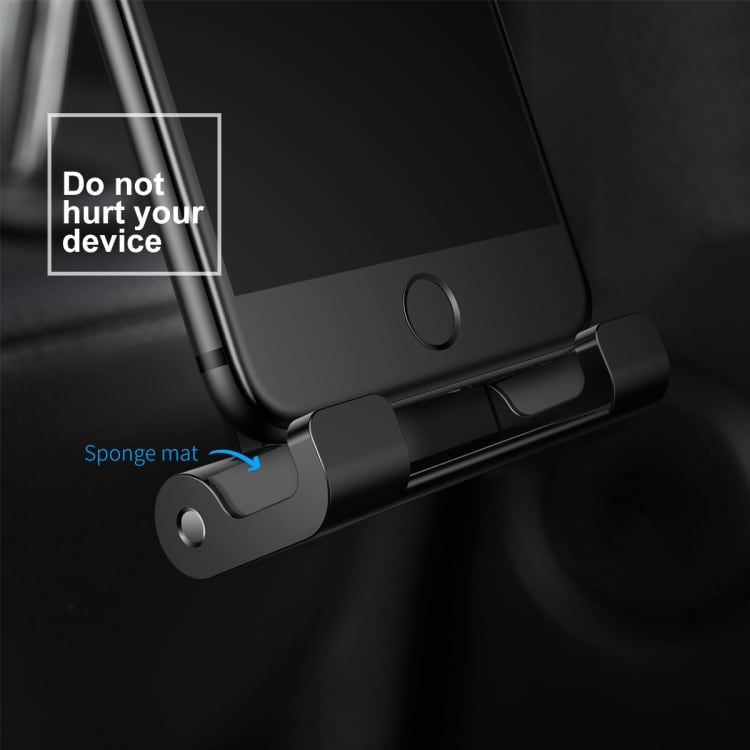Takaistuimen autopidike matkapuhelimelle ja tabletille  - Kiinnike auton niskatukeen