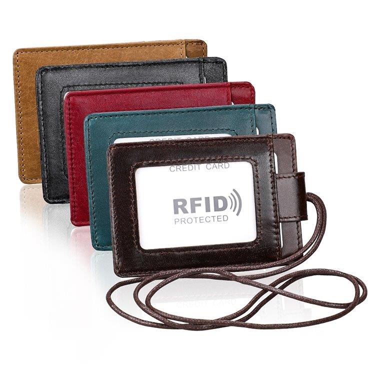RFID Korttipidike Kaulanauhalla id-bricka