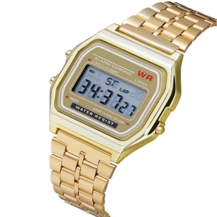 Classic Quartz LED Digitaalinen Miesten kello