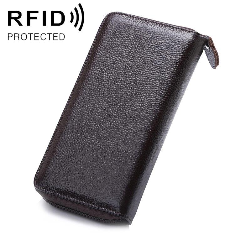 Suuri Naisten Lompakko, jossa on tasku matkapuhelimelle - RFID