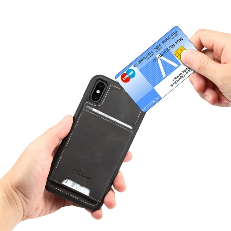 Luottokorttikuori magneetilla iPhone X / XS