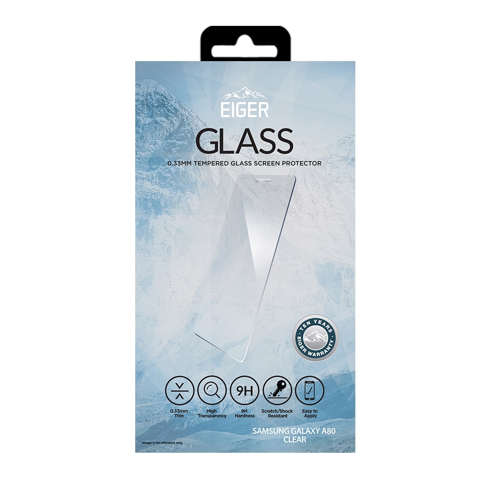 Eiger Glass Temperoitu Näytönsuoja Samsung Galaxy A80