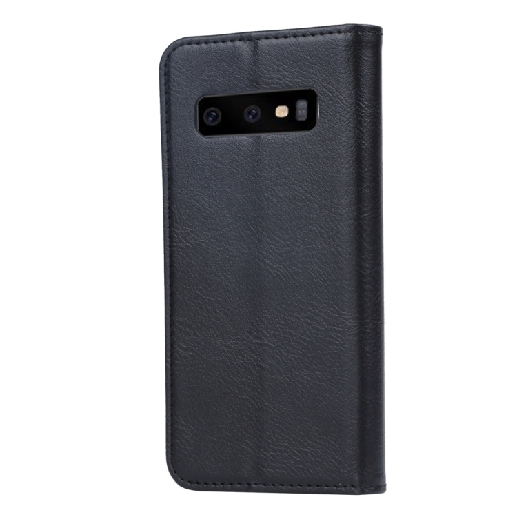 Lompakkokotelo telineellä Samsung Galaxy S10+ Musta