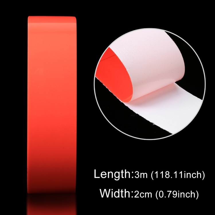 Hohtava Merkkausteippi 2cm x 3m Punainen