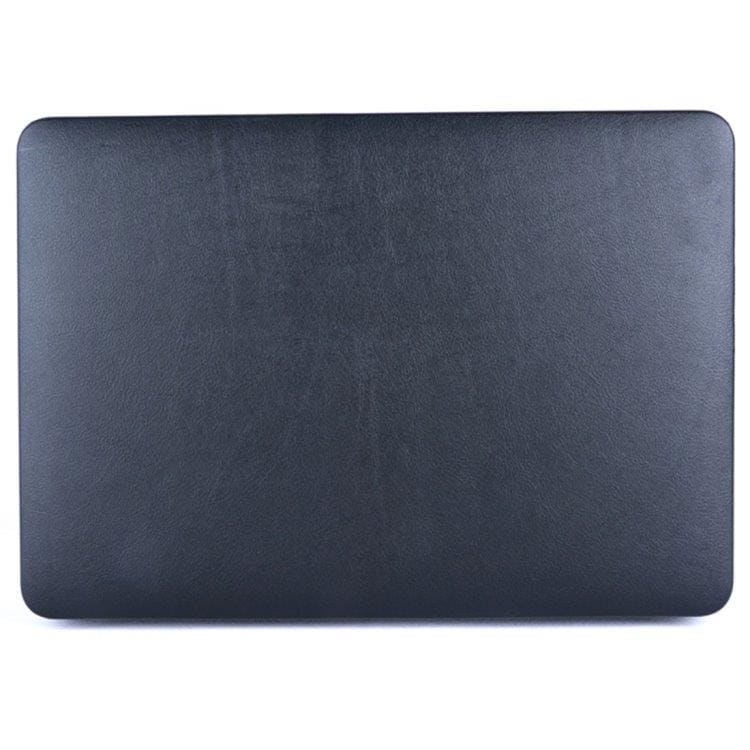 Suokakuori Keinonahkaa MacBook Pro 15.4 inch A1990 2018 / A1707 2016 - 2017 Svart