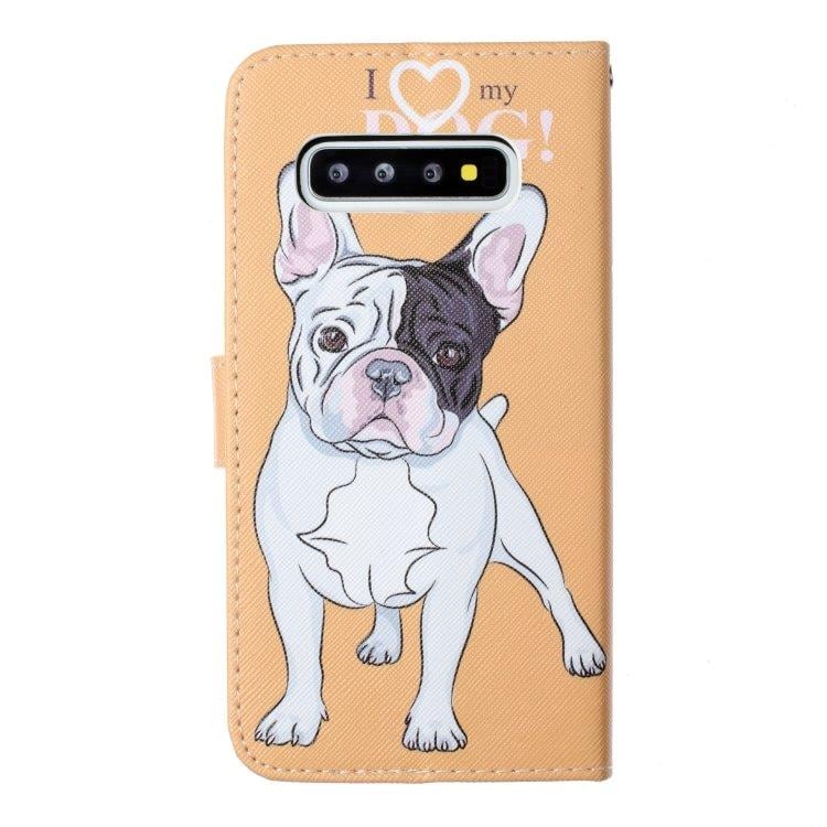 Flip kotelo I Love My Dog telineellä Samsung Galaxy S10+
