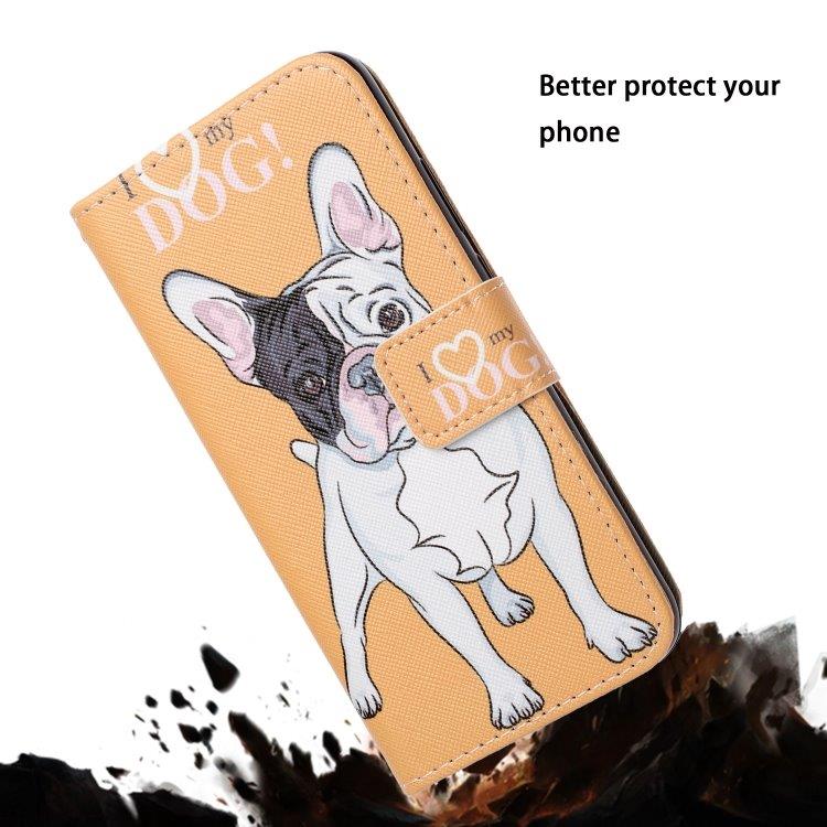 Flip kotelo I Love My Dog telineellä Samsung Galaxy S10